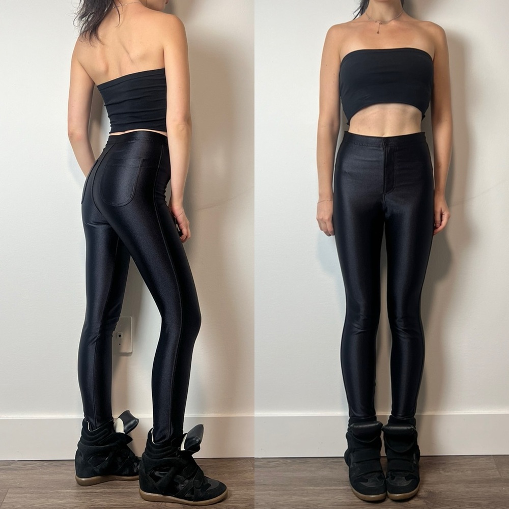 American Apparel black disco pants